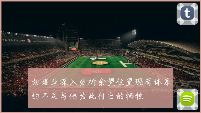 刘建业深入分析余望位置现有体系的不足与他为此付出的牺牲